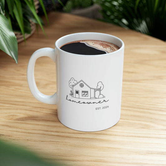 Homeowner Est '24 Ceramic Mug, 11oz